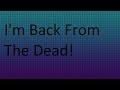I'm back!