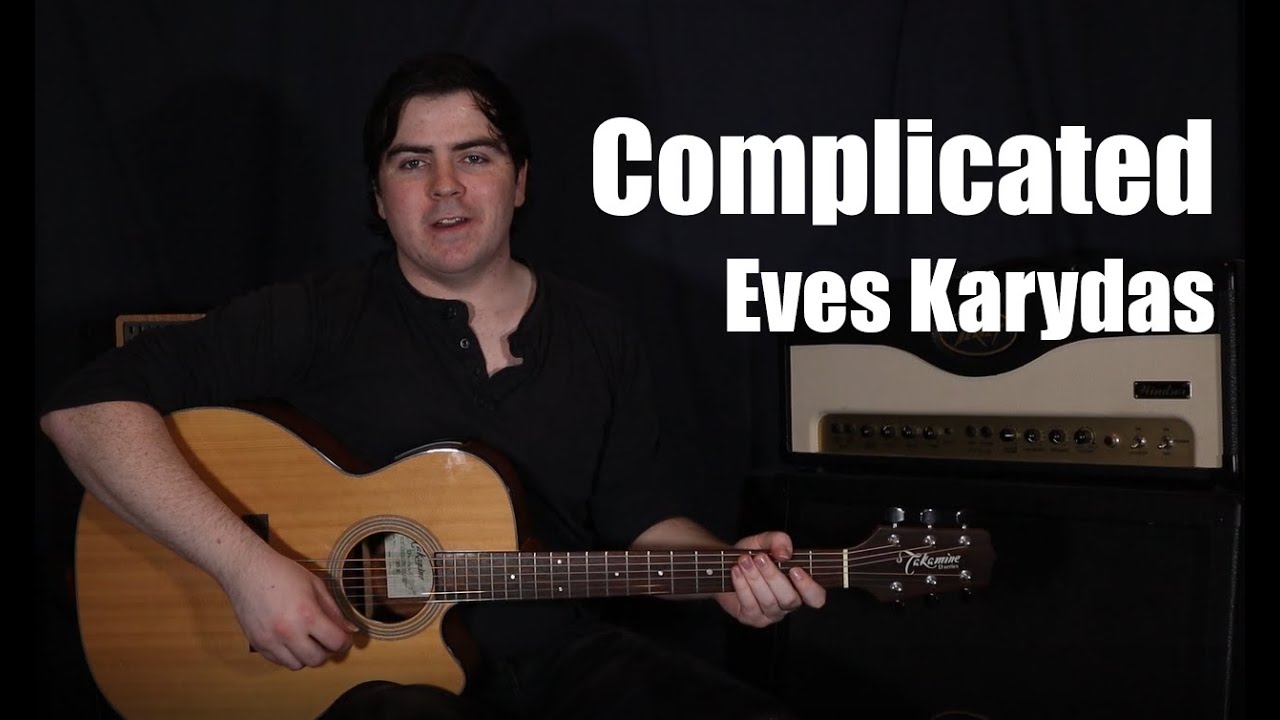 Complicated Eves Karydas Chords and TAB How To Play Guitar