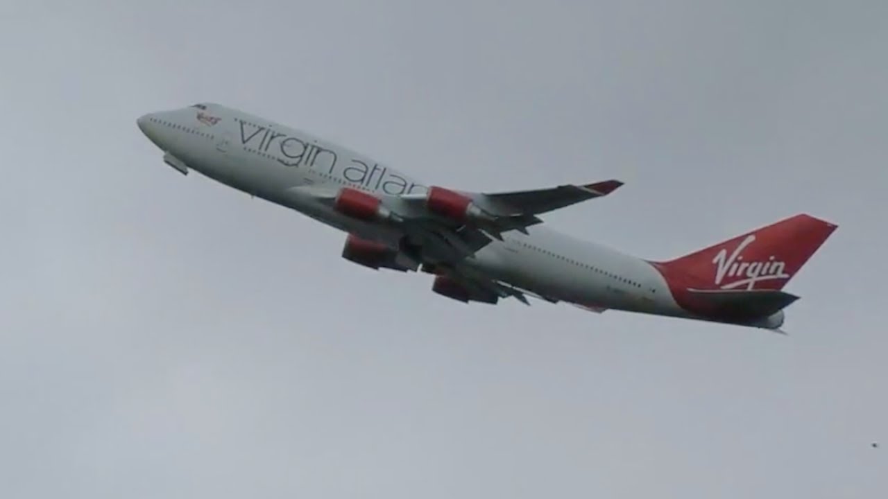 "Ladybird" 747 Retirement Departure from Manchester Airport with Wing Wave. YouTube