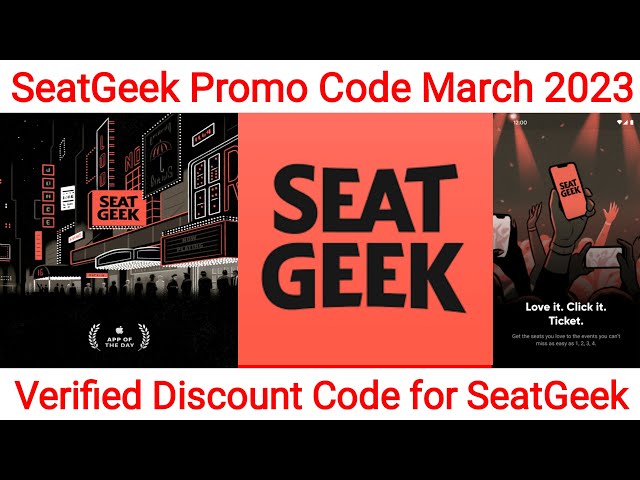 Seatgeek Promo Code March 2023