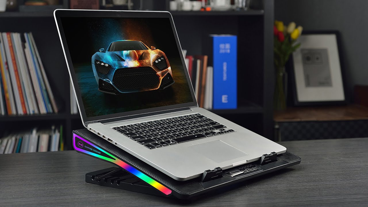 AICHESON Gaming Laptop Cooling Pad with Cool RGB Lights, AA2 YouTube