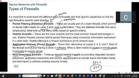 Firewall Technologies