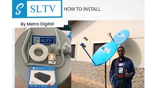 SLTV DECODER BY METRO DIGITAL How to install sltv Satalite @eddyelectrical7671 #trending #freefire