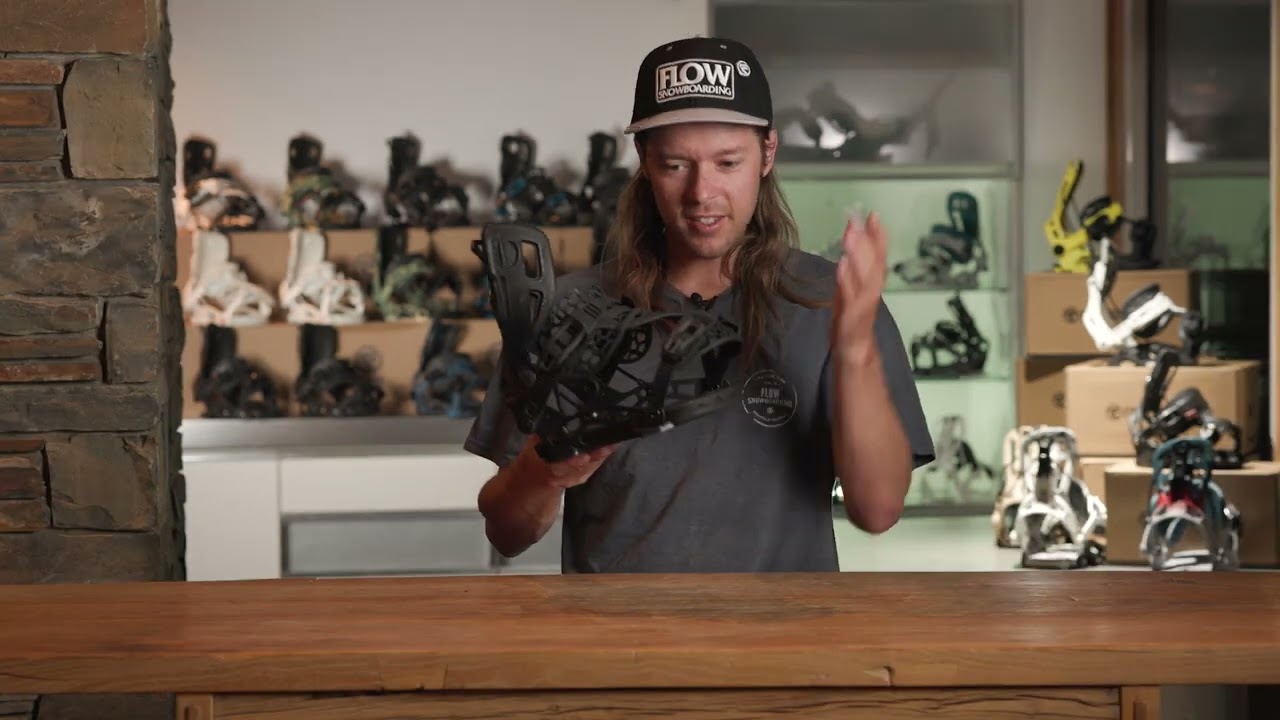 Flow NX2-Carbon Hybrid Snowboard Bindings 2024 - YouTube