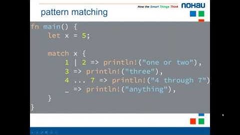 Rust language in embedded systems