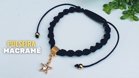 Passo a Passo Pulseira em Macramê Ponto Espiral (Ponto DNA) De Regulagem Fácil No Fio de Cetim.