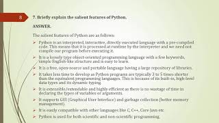 PREETI ARORA CLASS 11 INFORMATICS PRACTICES (065) CHAPTER 2 GETTING STARTED WITH PYTHON SOLUTIONS