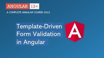 Sjabloongestuurde formuliervalidatie in Angular | Angular Forms | Angular 13+