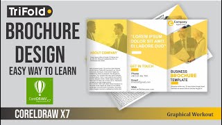 CorelDraw x7 #5 TriFold Brochure Design Templates.