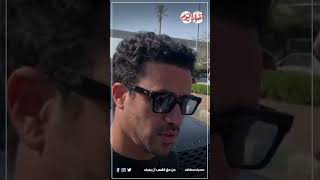 وصول الفنان احمد داوود جنازة صلاح السعدني