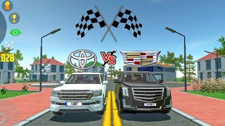 Car Simulator 2 | Cadillac VS Toyota | Escalade VS Land Cruiser | Race & Top Speed |Android Gameplay screenshot 5
