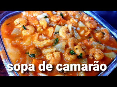 Vídeo: Como Fazer Sopa De Camarão E Queijo De Cenoura