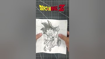 Goku from the beginning / Endless Card (Infinity Flip) Tutorial | #dragonball #goku #supersaiyan