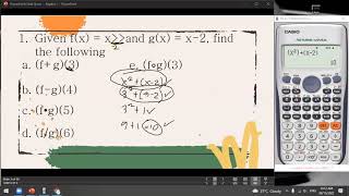 Math Majorship Calc Tech 1 - Algebra