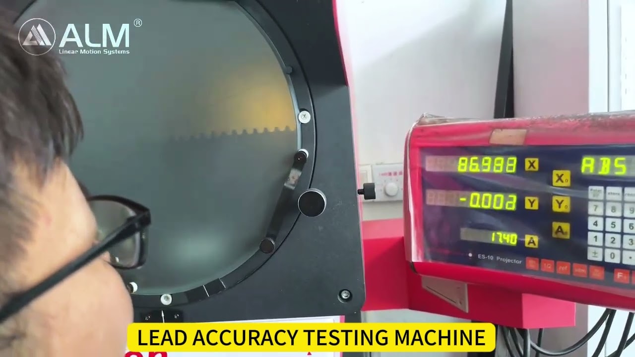 How to test lead screw positioning accuracy?