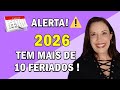 Feriados 2026: O Melhor Ano com 10 Prolongados 🎉