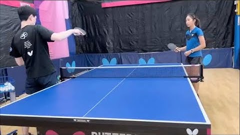 Butterfly Training Tips with Yu Di - Forehand Loop Transition Training