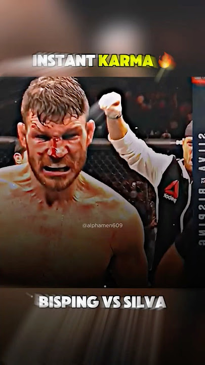 The Most INSANE REVENGE in MMA by BIsping against Silva #mma #mmafighter #trending #bisping #silva