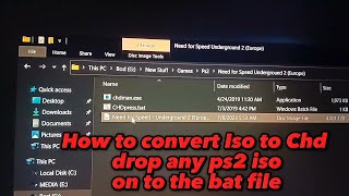 How to convert Ps2 Iso games to CHD format using Chdman to reduce size