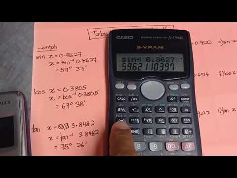 Video: Cara Mengira Darjah Pada Kalkulator
