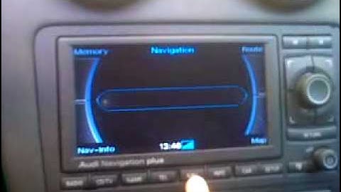 Audi A3 RNS-E video and reverse camera