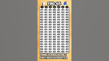 Test The Numbers Challenge! Go! #shorts