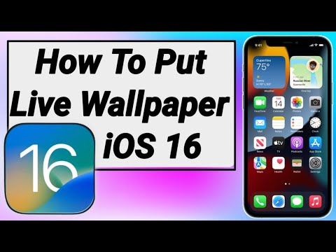 How To set Live wallpaper on iPhone iOS 16 ( How To Put Live Wallpaper's iOS 16 )  Live Wallpaper )