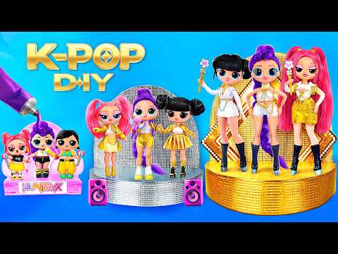 Sentuhan Emas untuk KREASI Boneka Pemburu Iblis K-Pop-ku
