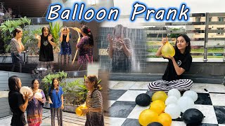 Sab kay sath balloon prank kia | water fight | Rabia Faisal | Sistrology