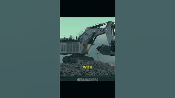 Liebherr R 9800: Giant Mining Excavator. #mining #engineering #heavymachinery