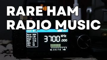 🎧 Unusual Ham Radio Music Transmission on 3700 kHz LSB | Cult TV Series Theme on Si4732 Receiver