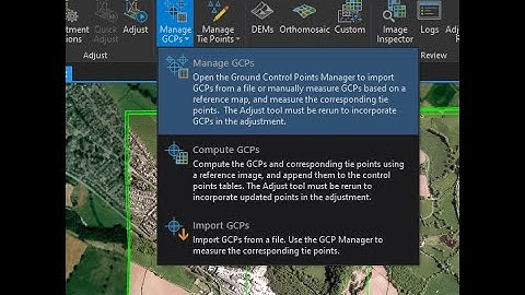 Frame Camera Imagery in ArcGIS Pro: Block Adjustment - GCP
