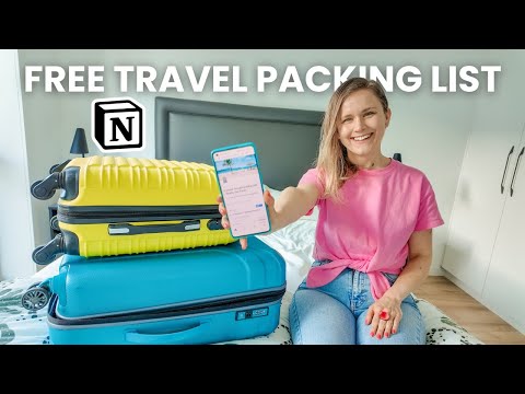 Notion Travel Packing