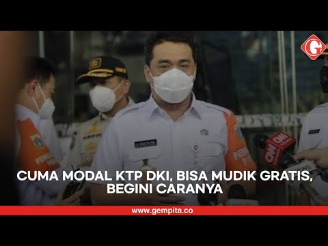 Mudik Gratis Cuma Modal KTP, Begini Syaratnya