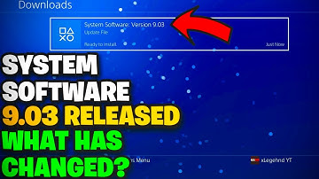 NEW PLAYSTATION 4 SYSTEM SOFTWARE UPDATE 9.03 RELEASED!