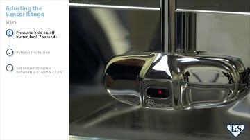 How To: Adjusting The Sensor Range On A T&S Below-Deck Sensor Faucet