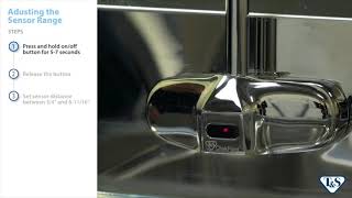 How To: Adjusting The Sensor Range On A T&S Below-Deck Sensor Faucet