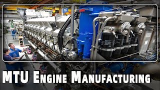 Explore the World's Largest MTU Engine Manufacturing Factory