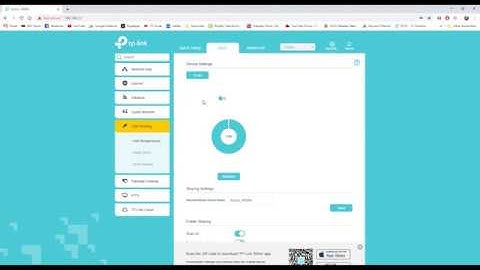 How to share a USB Drive on a TP-Link router (VR600)