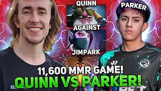 11,600 MMR GAME! QUINN on SNIPER vs PARKER on TEMPLAR ASSASSIN! | WHO WILL WINNER TODAY?