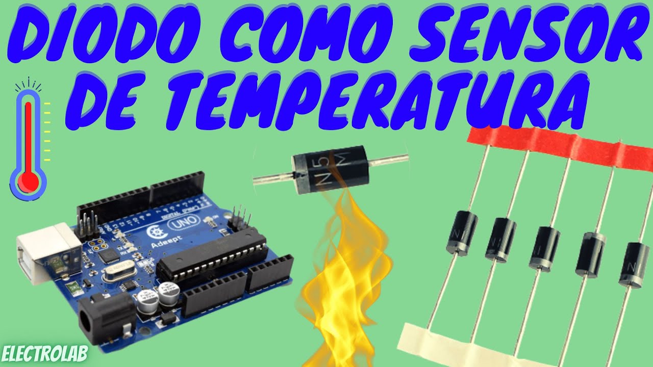 Diodo sensor de temperatura! Como funciona e como usar! - YouTube