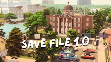 i remade newcrest for my sims 4 save file (no cc)