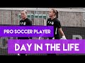 Pro soccer player day in the life