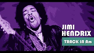 Video thumbnail of "Furious Jimi Hendrix Style Guitar Backing Track in Am"