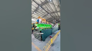 Domestic mixed waste sorting system #wastemanagement #wastesorting #wasterecyclingmachine #recycling