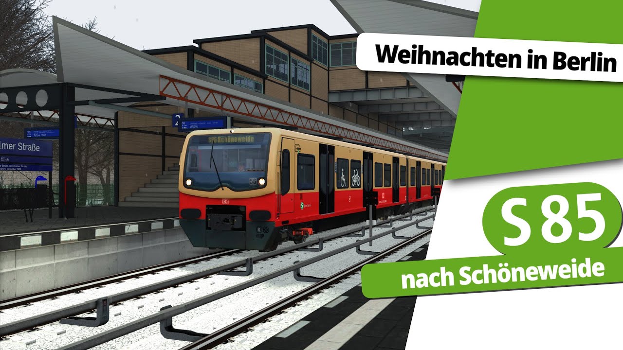 S-Bahn Berlin - Es Weihnacht in Berlin - S85 nach Schöneweide