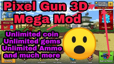 Pixel Gun 3D Mod Menu apk (No root) Unlimited coins and gems 100% working 2019