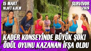 SURVIVOR 2026 15 MART İZLE KADER KONSEYİ ŞOK NİSA GÖZDE VEDA ÖDÜL OYUNU İFŞA 10. HAFTA 6. BÖLÜM TV8