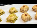 La recette des baklava maison aux pistaches et aux amandes trs facile  deli cuisine