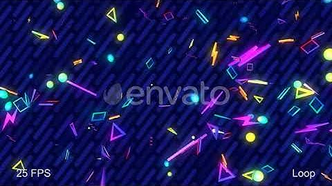 Abstract Retro Geometric Shapes 02  - After Effects Templates Project Files 2018 [Video Hive]